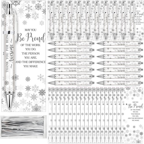 Set penne fiocco - 30, neve