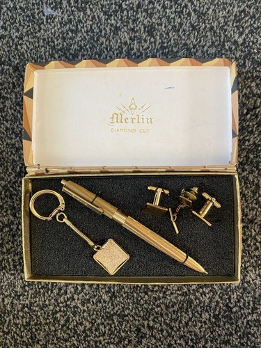 Set regalo vintage merlin oro - set,